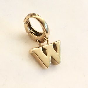 IPPOLITA 18K Gold Initial Letter W Pendant Enhancer